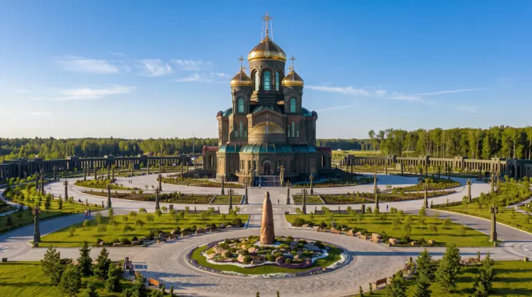 Главный храм Вооружённых сил России в парке «Патриот» в Кубинке